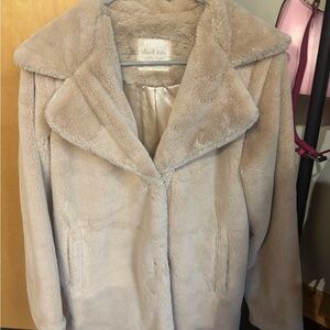 Altar’d State Cream Teddy Jacket for Women